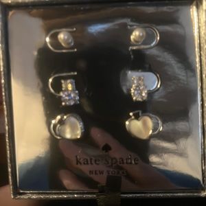 Kate Spade set of 3 earrings